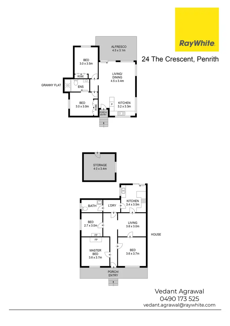 Floorplan of Homely house listing, 24 The Crescent, Penrith NSW 2750