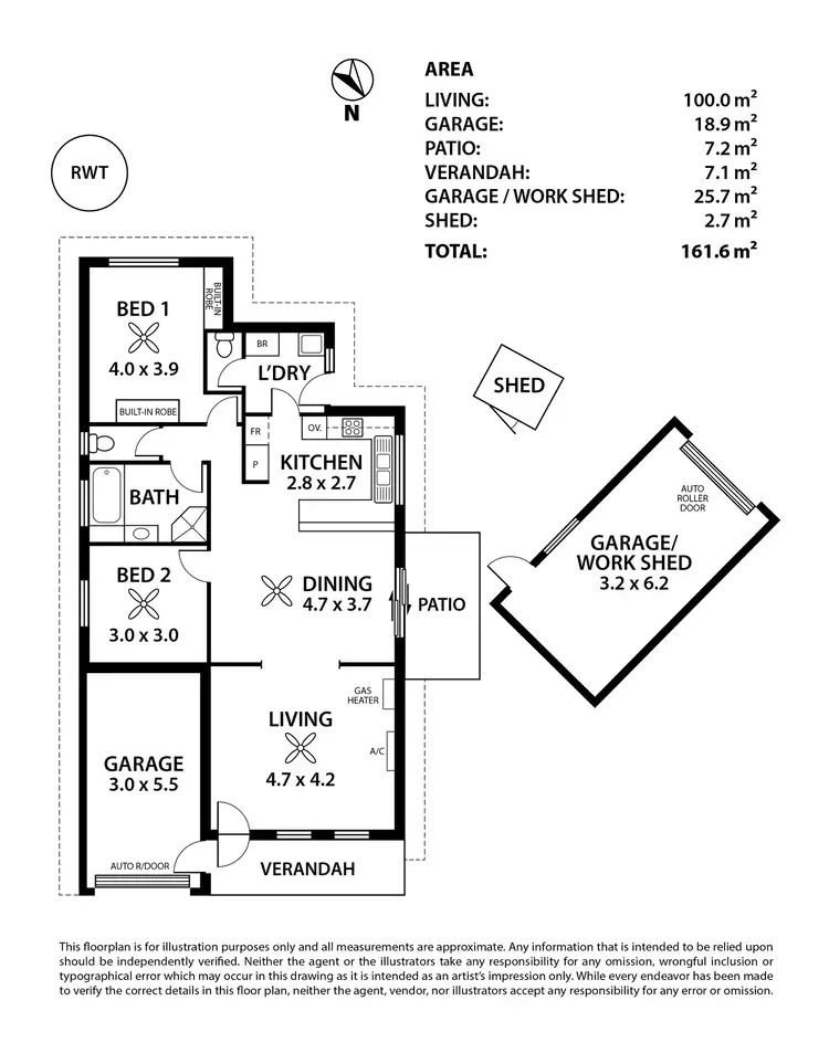 Floorplan of Homely house listing, 3/23 Murray Street, Strathalbyn SA 5255