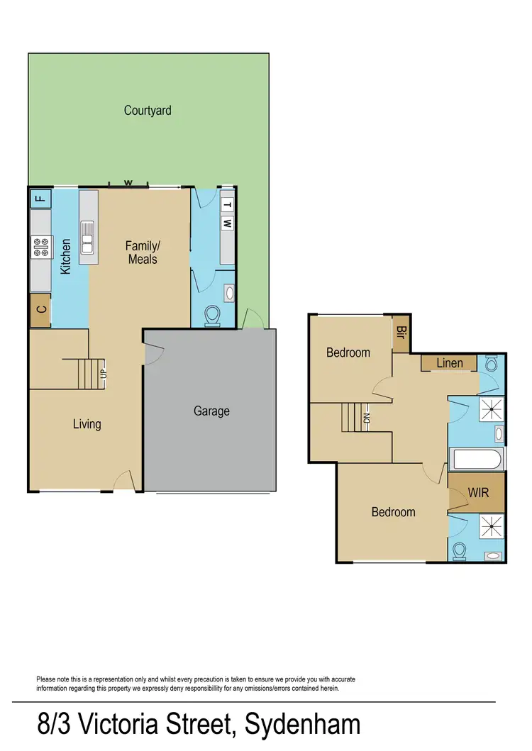 Floorplan of Homely townhouse listing, 8/3 Victoria Road, Sydenham VIC 3037