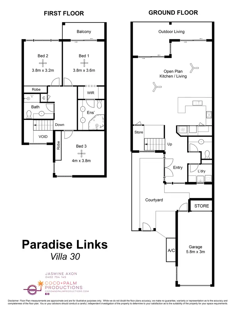 Floorplan of Homely unit listing, 30/24-70 Nautilus Street (PARADISE LINKS), Port Douglas QLD 4877