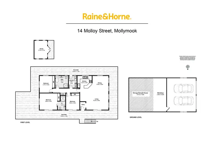 Floorplan of Homely house listing, 14 Molloy Street, Mollymook NSW 2539