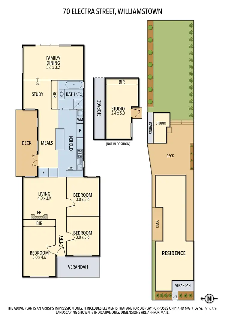 Floorplan of Homely house listing, 70 Electra Street, Williamstown VIC 3016