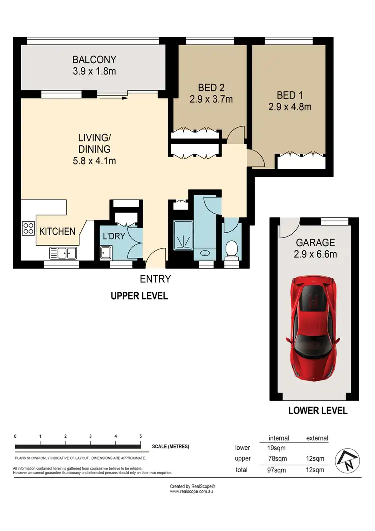 Floorplan of Homely unit listing, 10/15-19 Bellevue Terrace, St Lucia QLD 4067