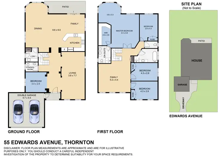 Floorplan of Homely house listing, 55 Edwards Avenue, Thornton NSW 2322
