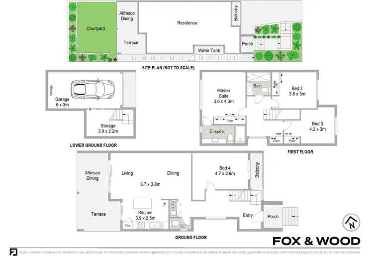 Floorplan of Homely semi-detached listing, 81B Sutherland Road, Jannali NSW 2226