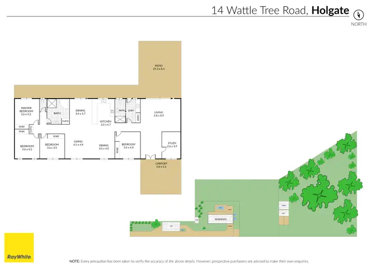 Floorplan of Homely rural property listing, 14 Wattle Tree Road, Holgate NSW 2250