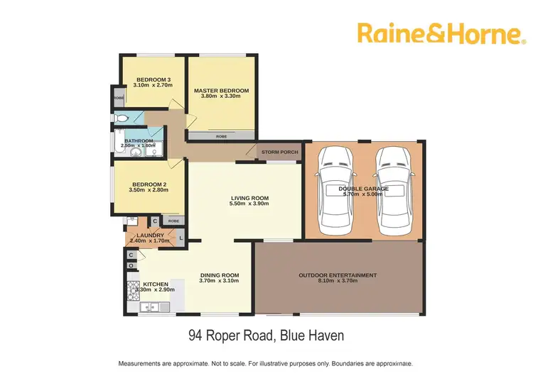 Floorplan of Homely house listing, 94 Roper Road, Blue Haven NSW 2262