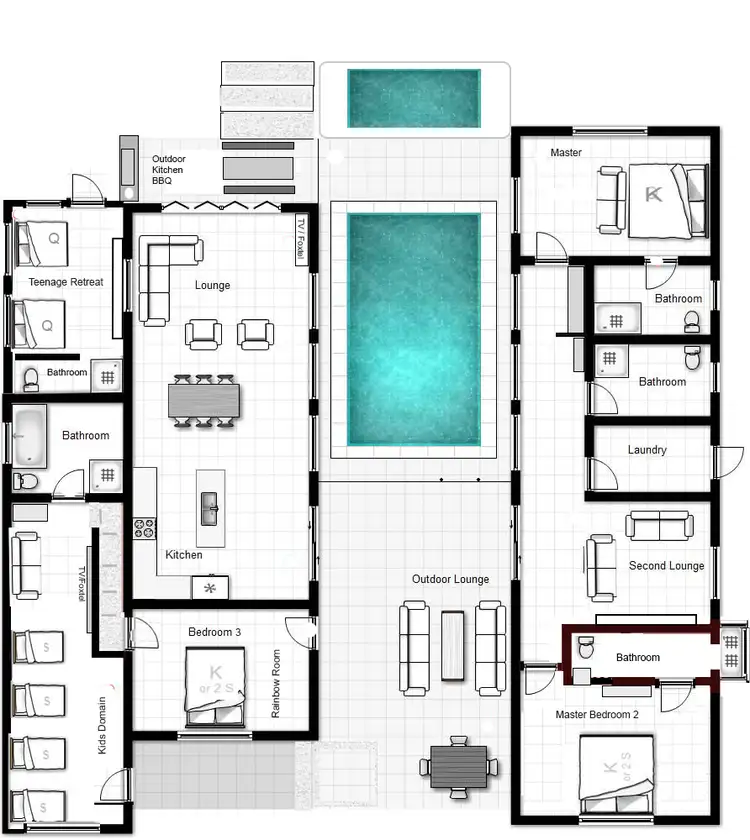 Floorplan of Homely house listing, 10 Sonata Close, Port Douglas QLD 4877