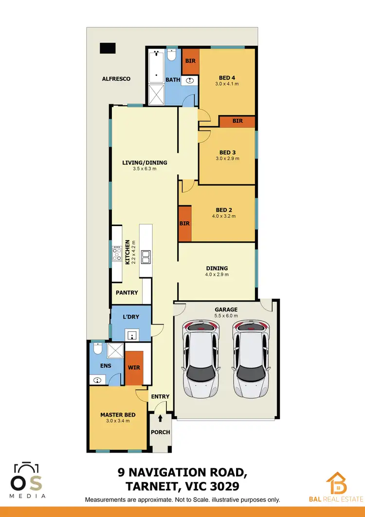 Floorplan of Homely house listing, 9 Navigation Road, Tarneit VIC 3029