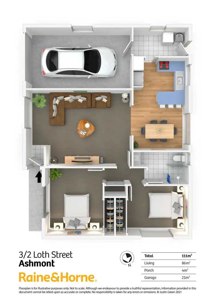 Floorplan of Homely house listing, 3/2 Loth Street, Ashmont NSW 2650