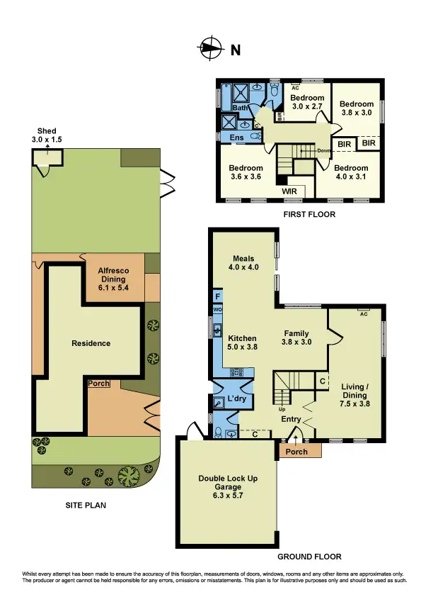 Floorplan of Homely house listing, 57 Flemington Crescent, Werribee VIC 3030