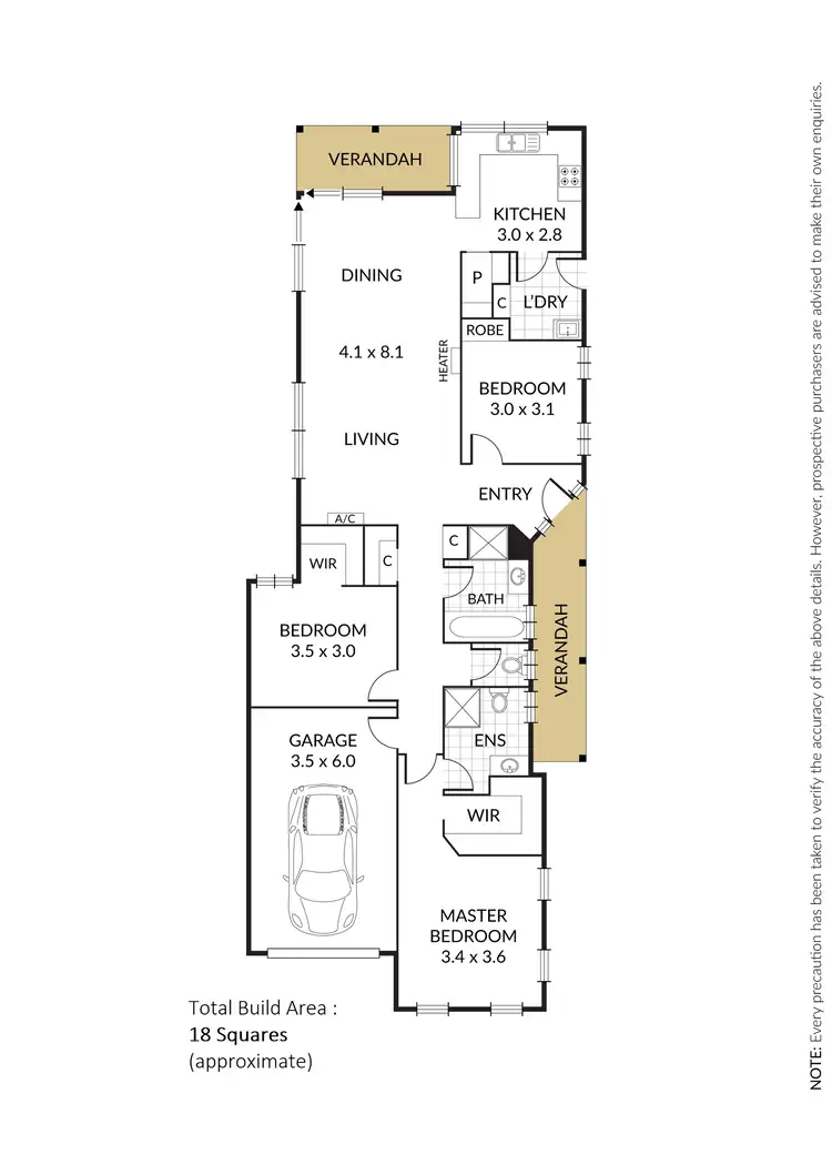 Floorplan of Homely house listing, 24 Leda Drive, Tarneit VIC 3029