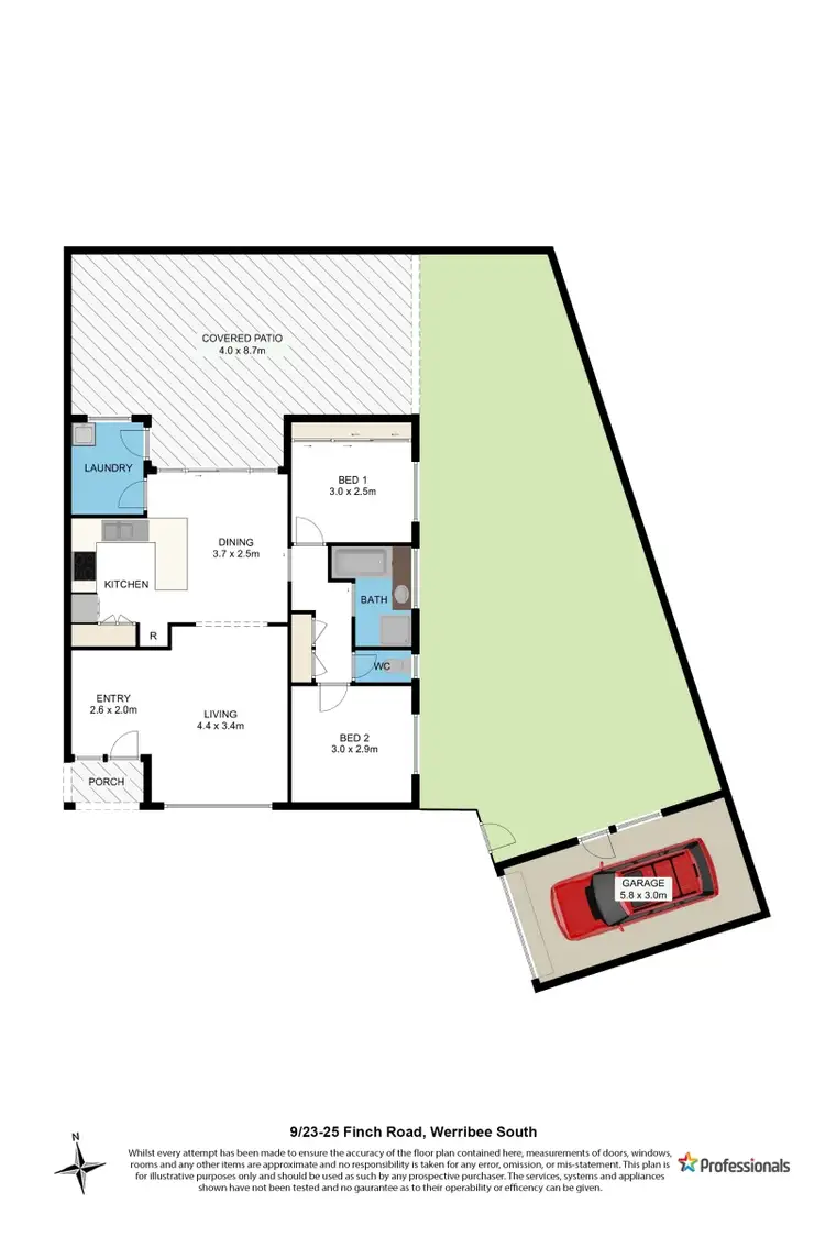 Floorplan of Homely house listing, 9/23-25 Finch Road, Werribee South VIC 3030