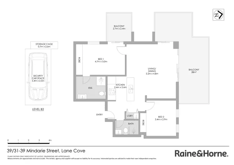 Floorplan of Homely apartment listing, 39/31-39 Mindarie Street, Lane Cove NSW 2066