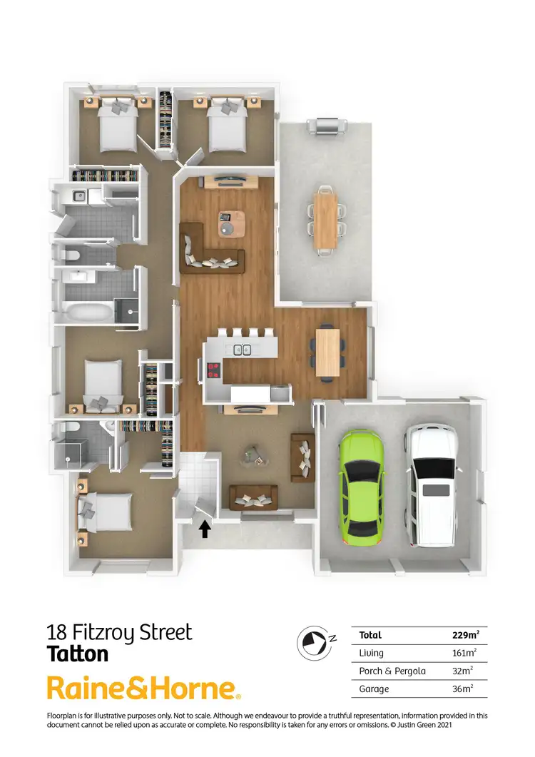 Floorplan of Homely house listing, 18 Fitzroy Street, Tatton NSW 2650