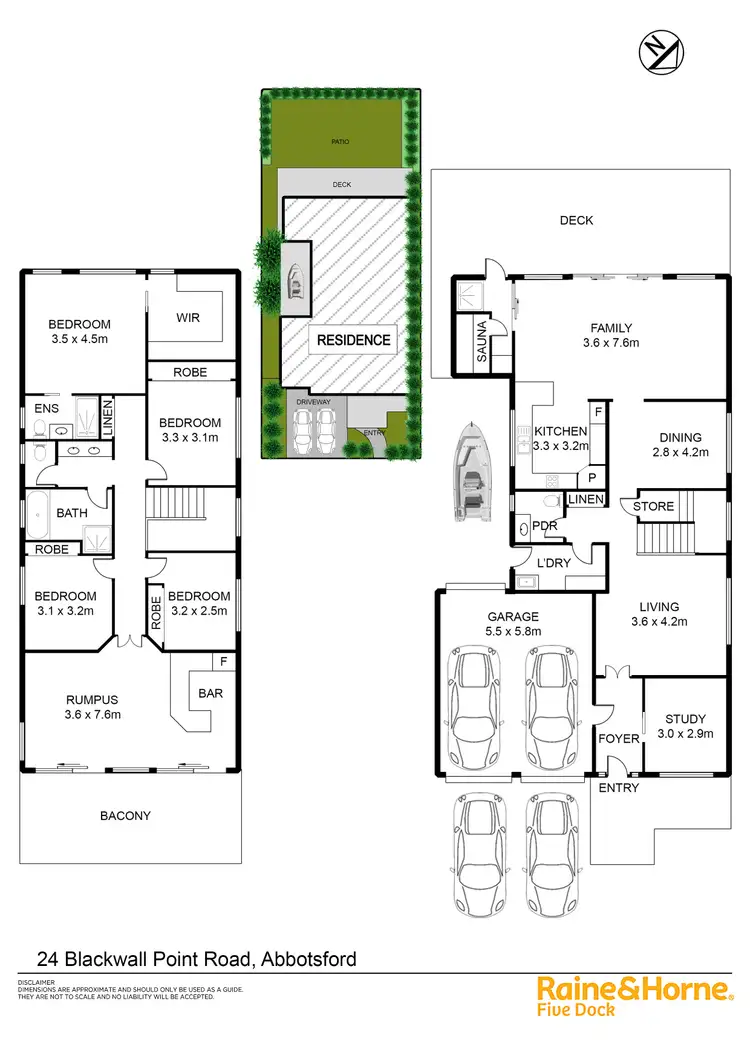 Floorplan of Homely house listing, 24 Blackwall Point Road, Abbotsford NSW 2046