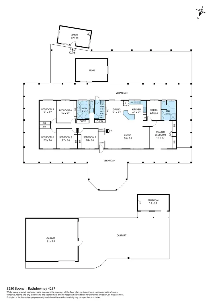 Floorplan of Homely house listing, 3250 Boonah-Rathdowney Road, Rathdowney QLD 4287