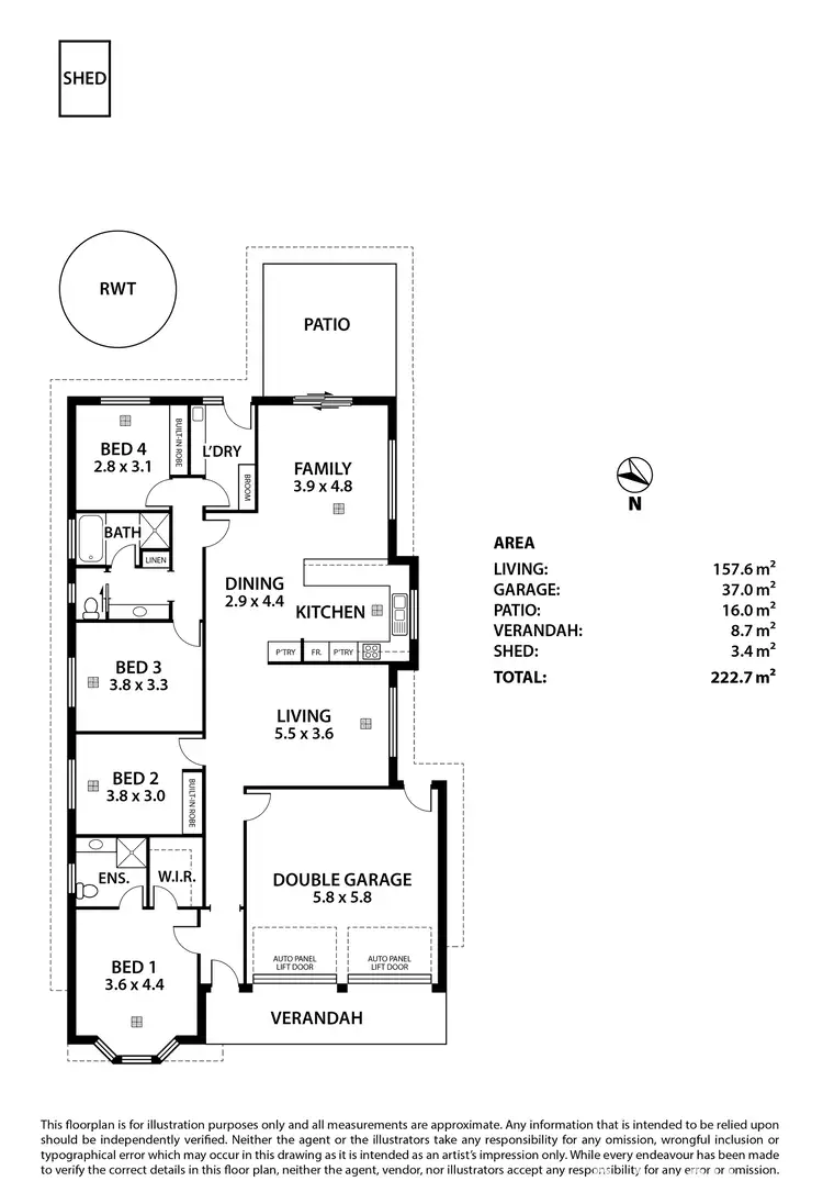 Floorplan of Homely house listing, 15 Catt Drive, Strathalbyn SA 5255