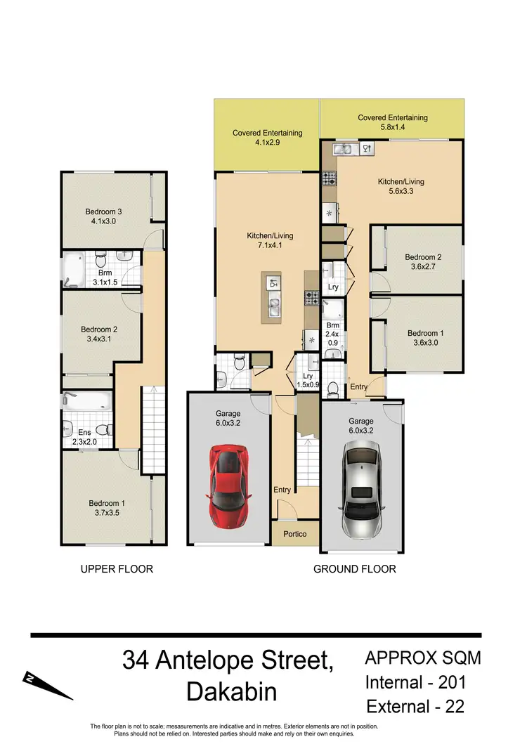 Floorplan of Homely house listing, 34 Antelope Street, Dakabin QLD 4503