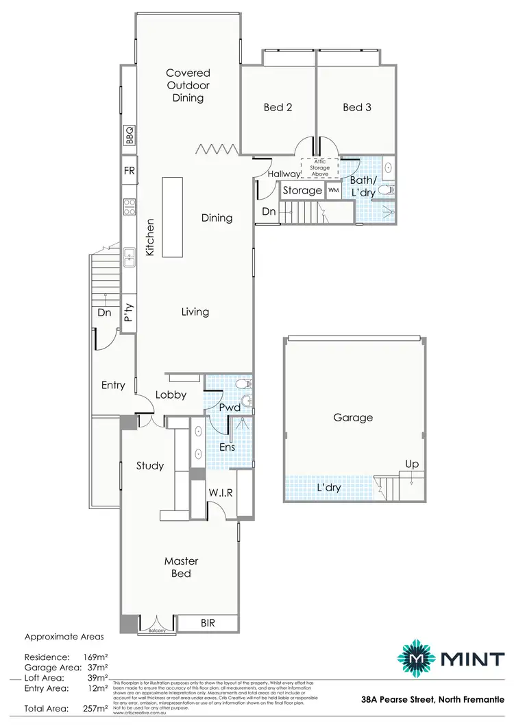 Floorplan of Homely house listing, 38A Pearse Street, North Fremantle WA 6159