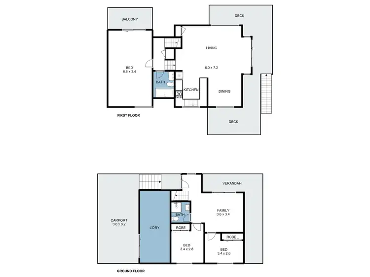 Floorplan of Homely house listing, 31 The Point, Mansfield VIC 3722