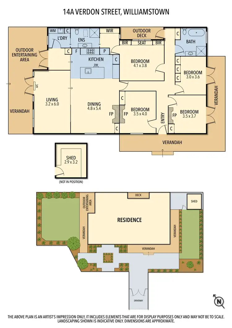 Floorplan of Homely house listing, 14A Verdon Street, Williamstown VIC 3016
