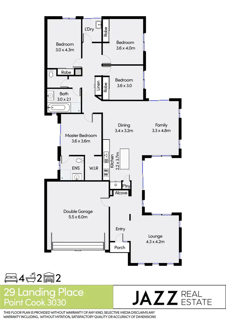 Floorplan of Homely house listing, 39 Landing Place, Point Cook VIC 3030