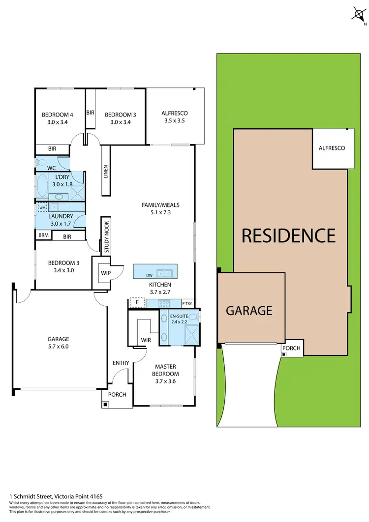Floorplan of Homely house listing, 1b Schmidt Street, Victoria Point QLD 4165