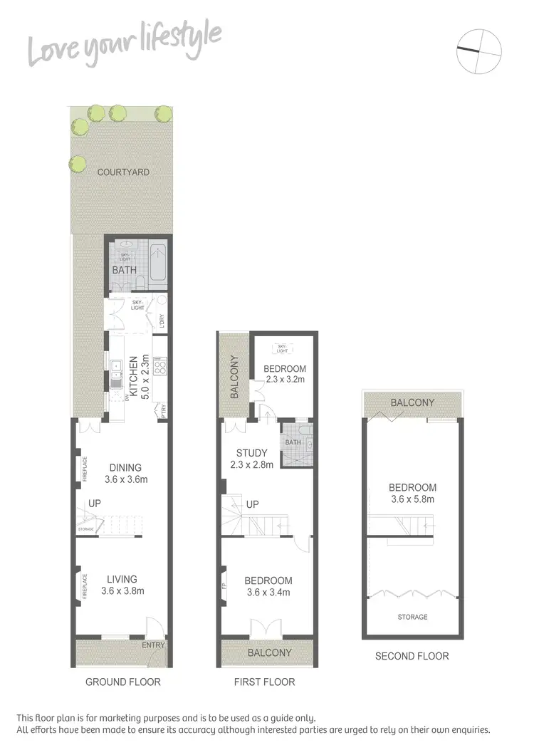 Floorplan of Homely house listing, 22 Queen Street, Newtown NSW 2042