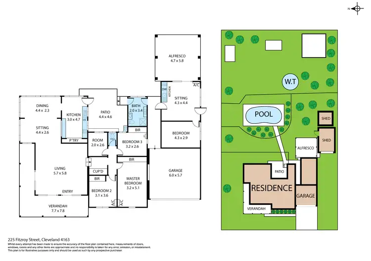 Floorplan of Homely house listing, 225 Fitzroy Street, Cleveland QLD 4163