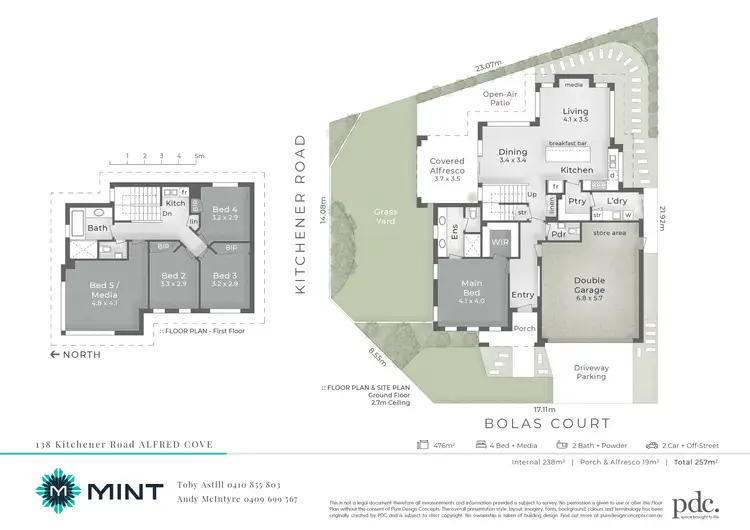Floorplan of Homely house listing, 138 Kitchener Road, Alfred Cove WA 6154