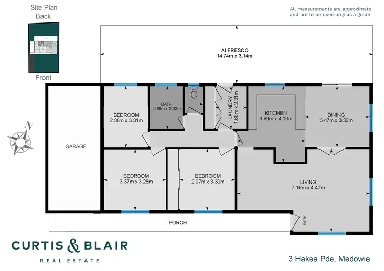 Floorplan of Homely house listing, 3 Hakea Parade, Medowie NSW 2318