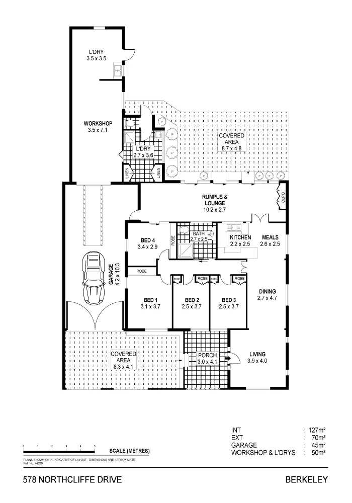 Floorplan of Homely house listing, 578 Northcliffe Drive, Berkeley NSW 2506
