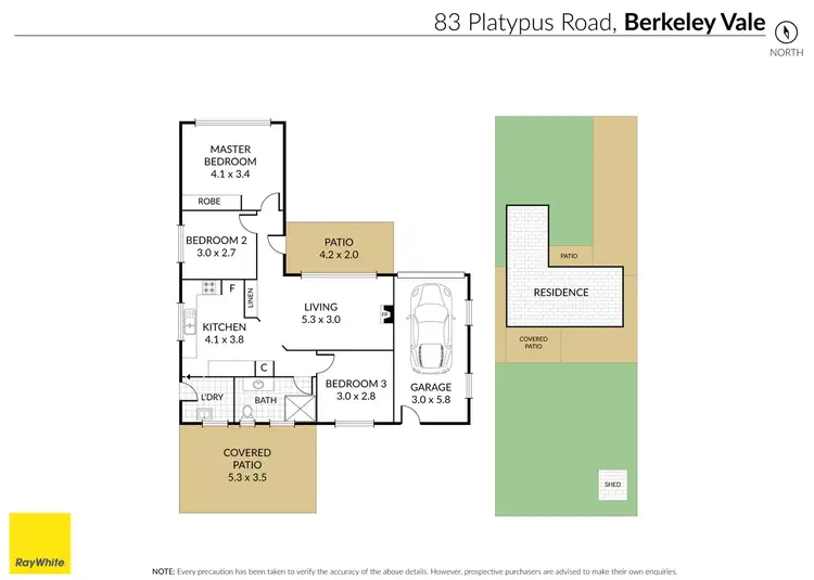 Floorplan of Homely house listing, 83 Platypus Road, Berkeley Vale NSW 2261