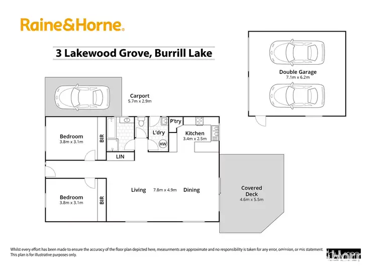 Floorplan of Homely house listing, 3 Lakewood Grove, Burrill Lake NSW 2539