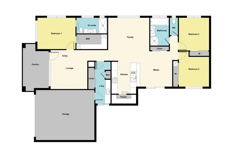 Floorplan of Homely house listing, 11 Blake Street, Ararat VIC 3377