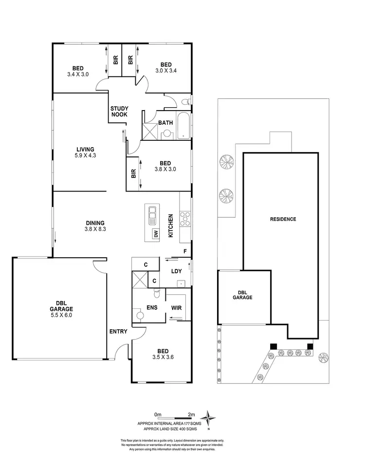 Floorplan of Homely house listing, 2/145 Barrow Court, Officer VIC 3809