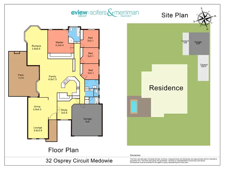 Floorplan of Homely house listing, 32 Osprey Circuit, Medowie NSW 2318