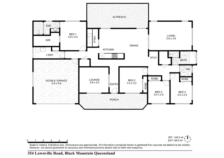 Floorplan of Homely house listing, 354 Lawnville Road, Black Mountain QLD 4563