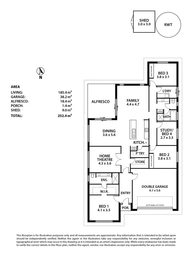 Floorplan of Homely house listing, 16 Davey Street, Strathalbyn SA 5255