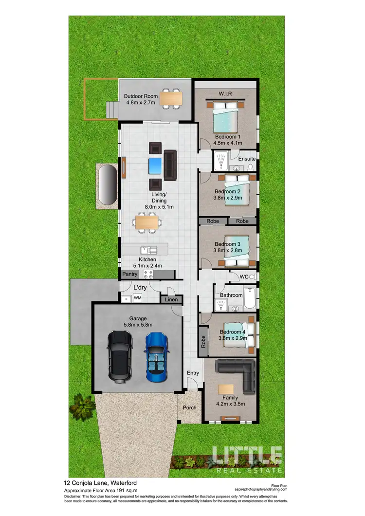 Floorplan of Homely house listing, 12 Conjola Lane, Waterford QLD 4133