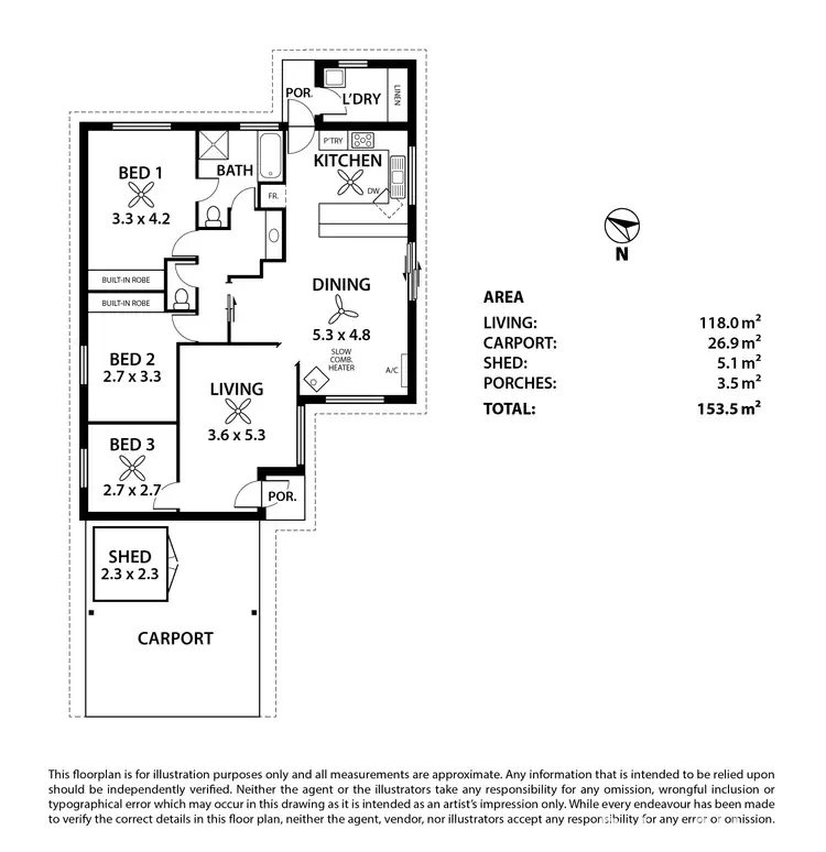 Floorplan of Homely house listing, 1/8 Murray Street, Strathalbyn SA 5255