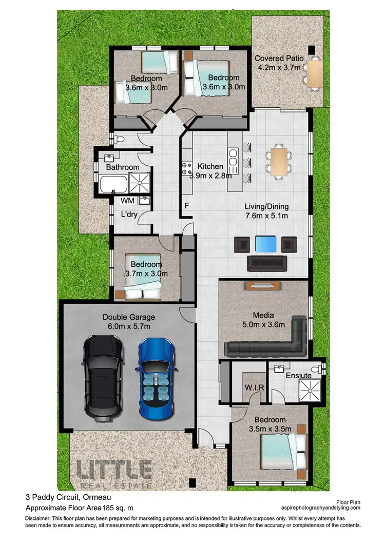 Floorplan of Homely house listing, 3 Paddy Circuit, Ormeau QLD 4208