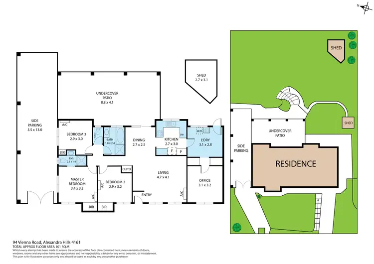 Floorplan of Homely house listing, 94 Vienna Road, Alexandra Hills QLD 4161