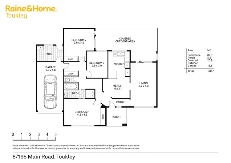 Floorplan of Homely house listing, 6/295 Main Road, Toukley NSW 2263