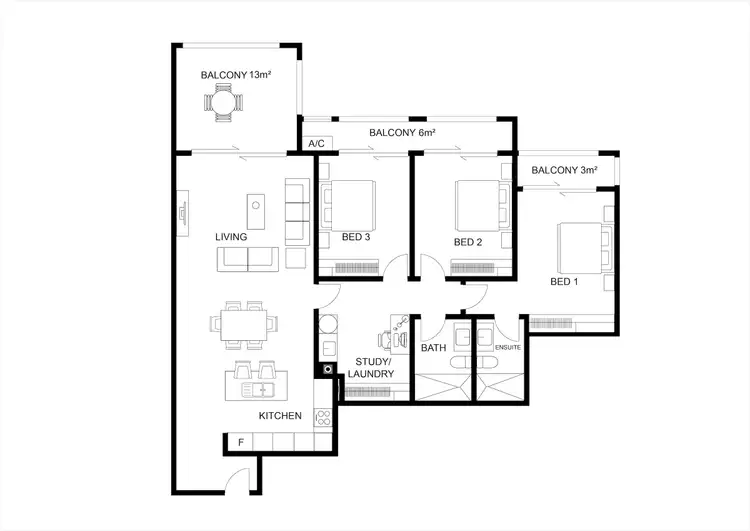 Floorplan of Homely apartment listing, 504D/65 Progress Drive, Nightcliff NT 810