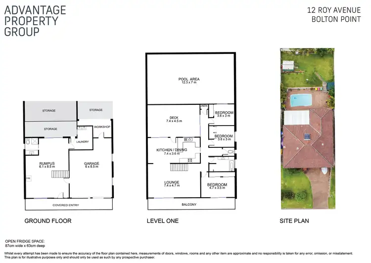 Floorplan of Homely house listing, 12 Roy Avenue, Bolton Point NSW 2283