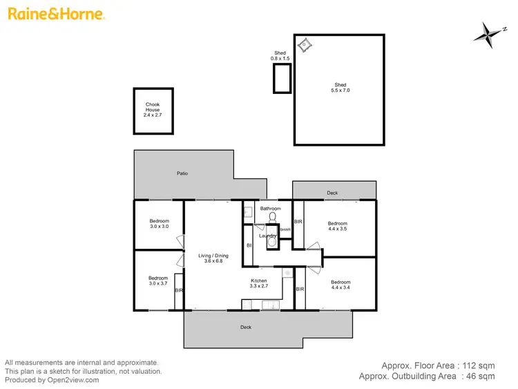 Floorplan of Homely house listing, 8 Tenth Avenue, Dodges Ferry TAS 7173