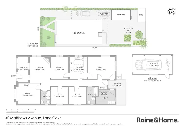 Floorplan of Homely house listing, 40 Matthews Avenue, Lane Cove NSW 2066