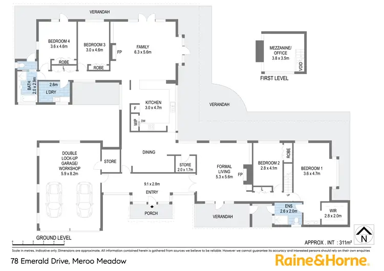 Floorplan of Homely house listing, 78 Emerald Drive, Meroo Meadow NSW 2540